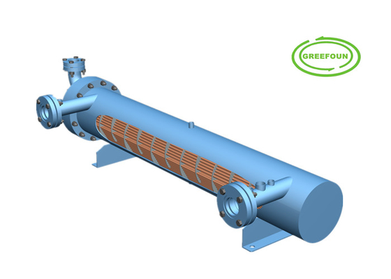 R22冷凍の蒸化器のステンレス鋼の管の水によって冷却される蒸化器