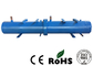 R407cの冷却するチタニウムの貝および管の熱交換器の塩水水管媒体